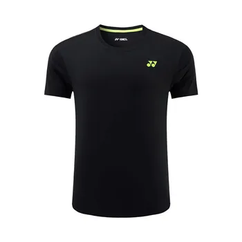 Мъжки дрехи, за бадминтон YONEX 9042, риза с къси ръкави, спортни бързосъхнеща тениска с къс ръкав